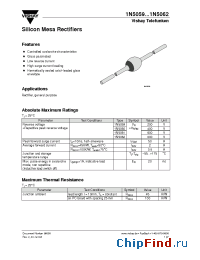 Datasheet 1N5062 manufacturer Vishay