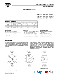 Datasheet 2N4117A manufacturer Vishay