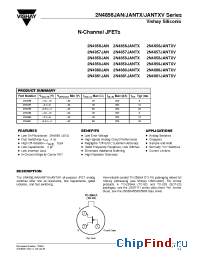 Datasheet 2N4861JANTX производства Vishay