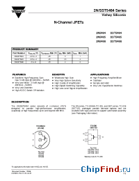 Datasheet 2N5484 manufacturer Vishay