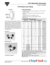 Datasheet 307C1190 manufacturer Vishay