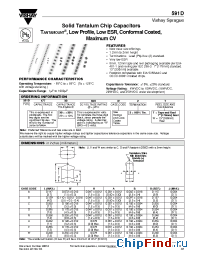 Datasheet 591D477X_004U2T manufacturer Vishay