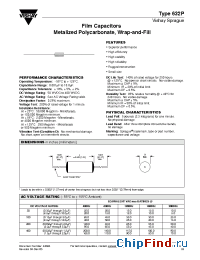 Datasheet 632P203X9400 manufacturer Vishay