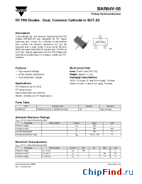 Datasheet BAR64V-05 manufacturer Vishay