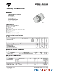 Datasheet BAS383 manufacturer Vishay