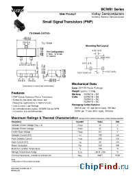 Datasheet BCW60A manufacturer Vishay