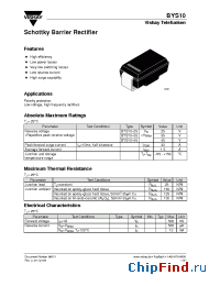 Datasheet BYS10-45 производства Vishay