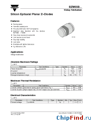 Datasheet BZM55B3V3 manufacturer Vishay