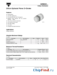 Datasheet BZM55C3V0 manufacturer Vishay