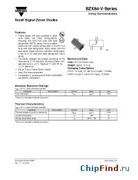 Datasheet BZX84B18-V manufacturer Vishay