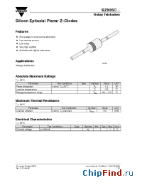 Datasheet BZX85C15 manufacturer Vishay