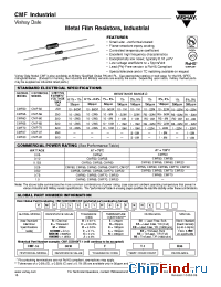 Datasheet CMF-55 301R 0.1% D manufacturer Vishay