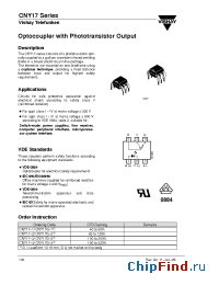 Datasheet CNY17 manufacturer Vishay