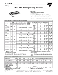 Datasheet CRCW0402 240R 1% manufacturer Vishay