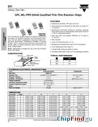 Datasheet D55342K07B3E65R manufacturer Vishay