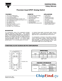 Datasheet DG333ADW manufacturer Vishay