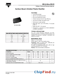 Datasheet ES1D/61_S manufacturer Vishay