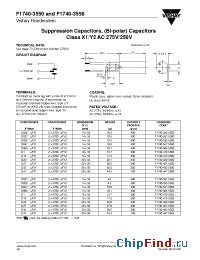 Datasheet F1740-410-3558 manufacturer Vishay