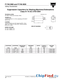 Datasheet F1740-447-3820 manufacturer Vishay