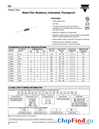 Datasheet FP-3 30K 2%/ manufacturer Vishay