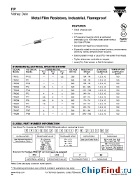 Datasheet FP-42 3K6 2%/ manufacturer Vishay