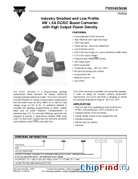 Datasheet FX5545G0062V7B1E2 manufacturer Vishay