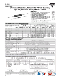 Datasheet G-1-80 0R1 1%/ manufacturer Vishay