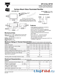 Datasheet GF1B производства Vishay