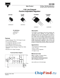 Datasheet GS1086CST3.3 manufacturer Vishay