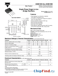Datasheet GSIB1520 manufacturer Vishay