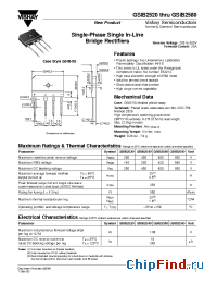 Datasheet GSIB2560 manufacturer Vishay