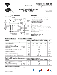 Datasheet GSIB460 manufacturer Vishay