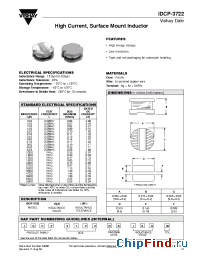 Datasheet IDCP-3722 manufacturer Vishay