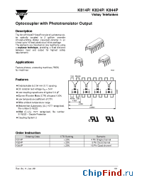 Datasheet K814P manufacturer Vishay
