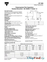 Datasheet KP1836-134-V manufacturer Vishay