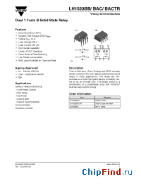 Datasheet LH1523BAC manufacturer Vishay
