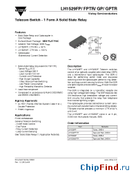 Datasheet LH1529FPTR manufacturer Vishay