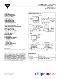 Datasheet LH1532AAC manufacturer Vishay