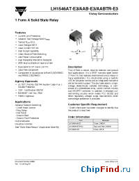 Datasheet LH1546AAB-E3 manufacturer Vishay