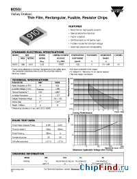 Datasheet M25SI производства Vishay