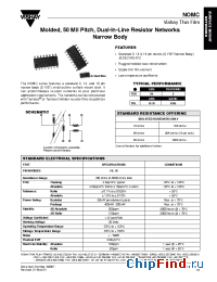 Datasheet NOMC14031002Z manufacturer Vishay