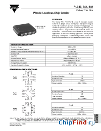 Datasheet PL34020101000KJDC manufacturer Vishay