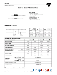 Datasheet RCMM02 manufacturer Vishay