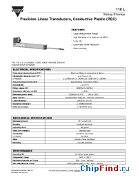 Datasheet REC110L3A103W производства Vishay