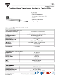 Datasheet REC110L3D103W manufacturer Vishay