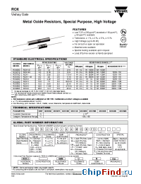 Datasheet ROX-2 100K JM manufacturer Vishay