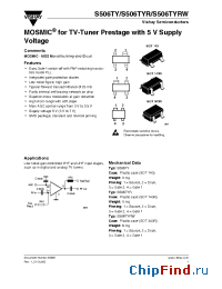 Datasheet S506TY производства Vishay