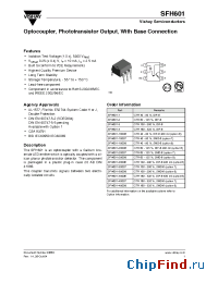 Datasheet SFH601-2 manufacturer Vishay