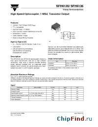 Datasheet SFH6136 manufacturer Vishay