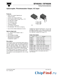 Datasheet SFH620A-1-X006 manufacturer Vishay